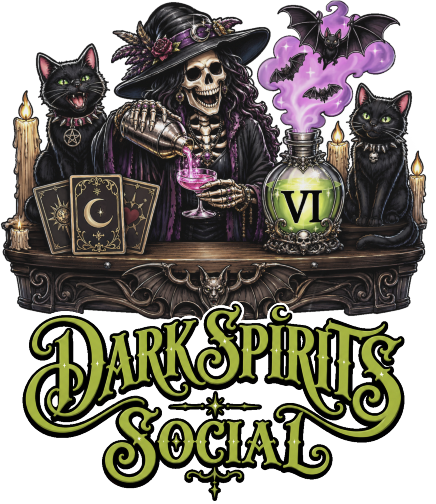 Dark Spirits Social Tee