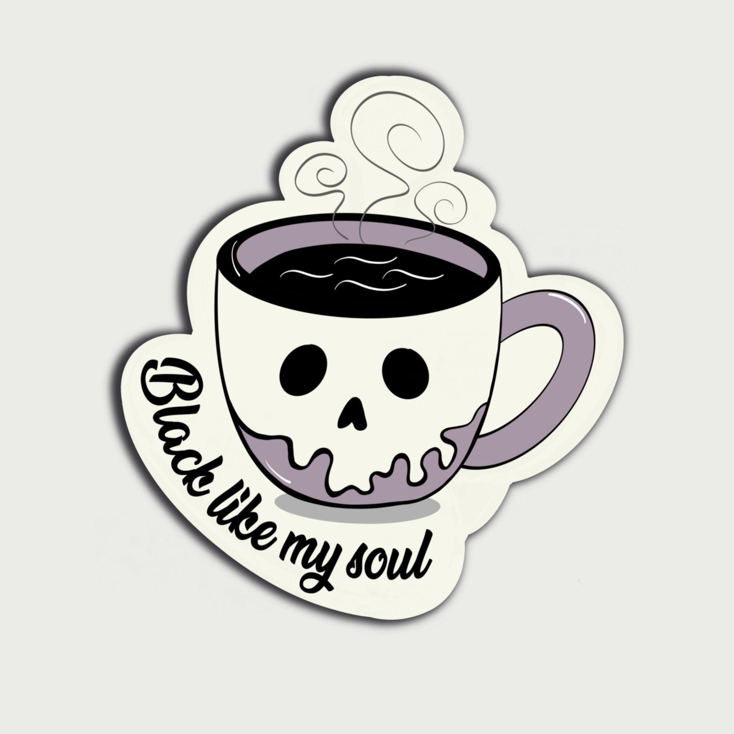 Black Like My Soul Sticker - Alternative Waves