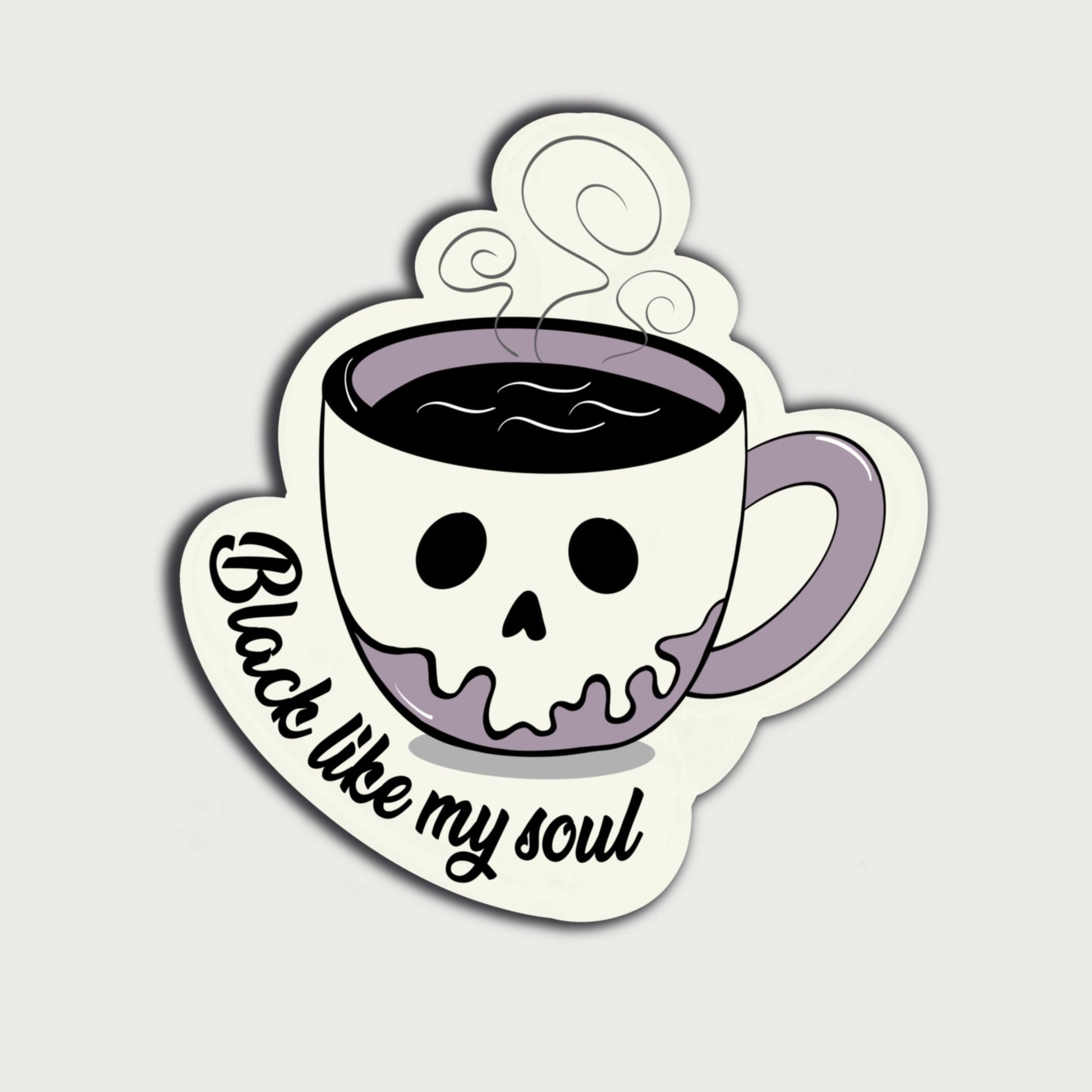 Black Like My Soul Sticker - Alternative Waves