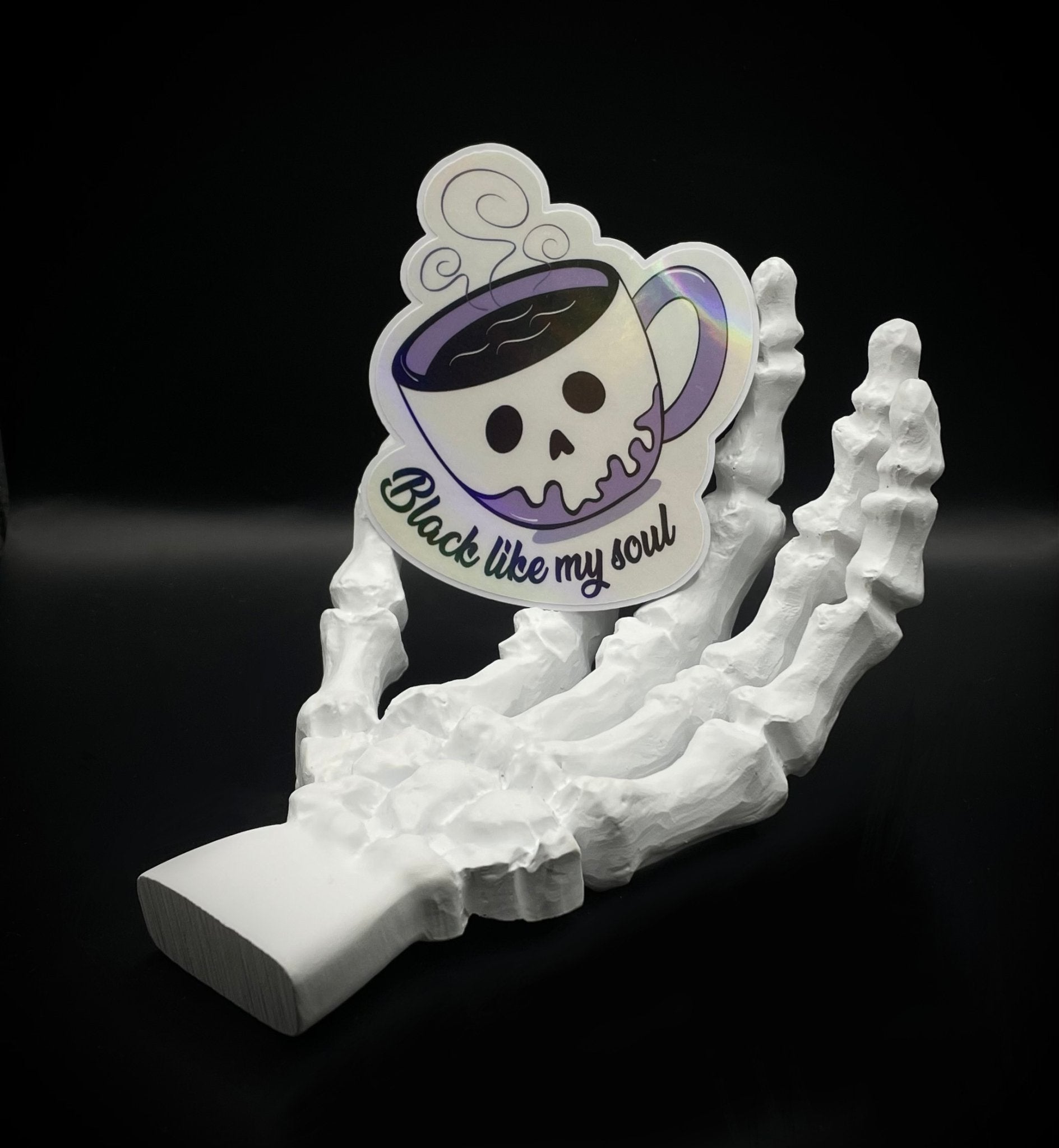 Black Like My Soul Sticker - Alternative Waves
