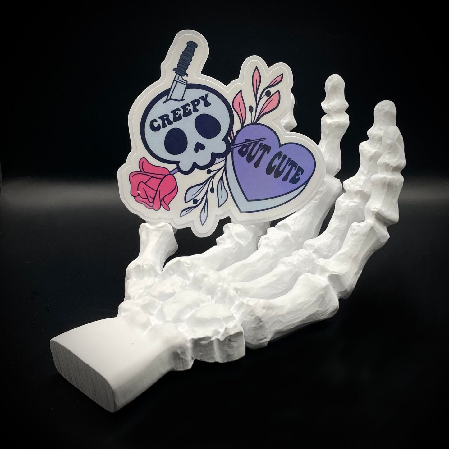 Creepy But Cute Sticker - Alternative Waves