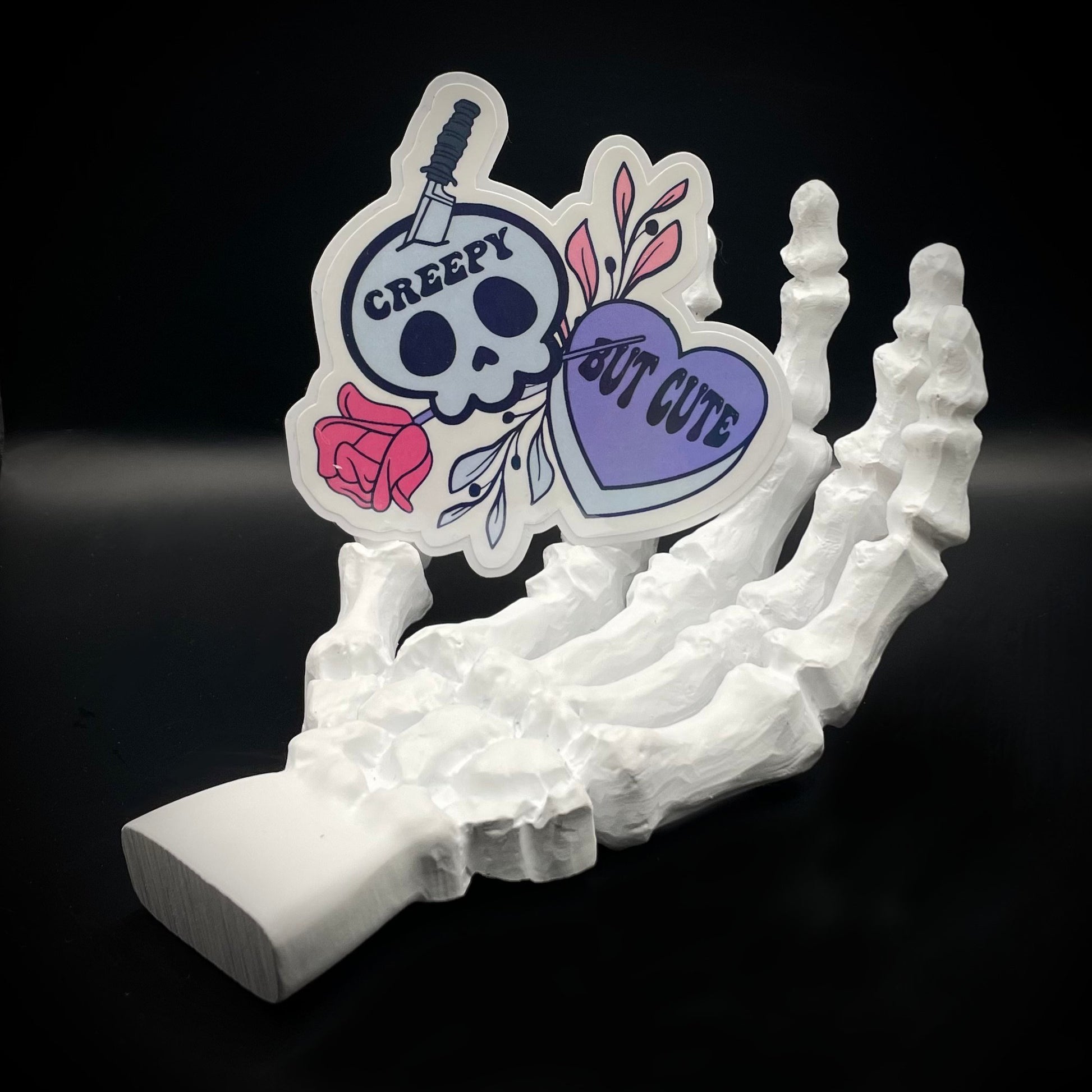 Creepy But Cute Sticker - Alternative Waves