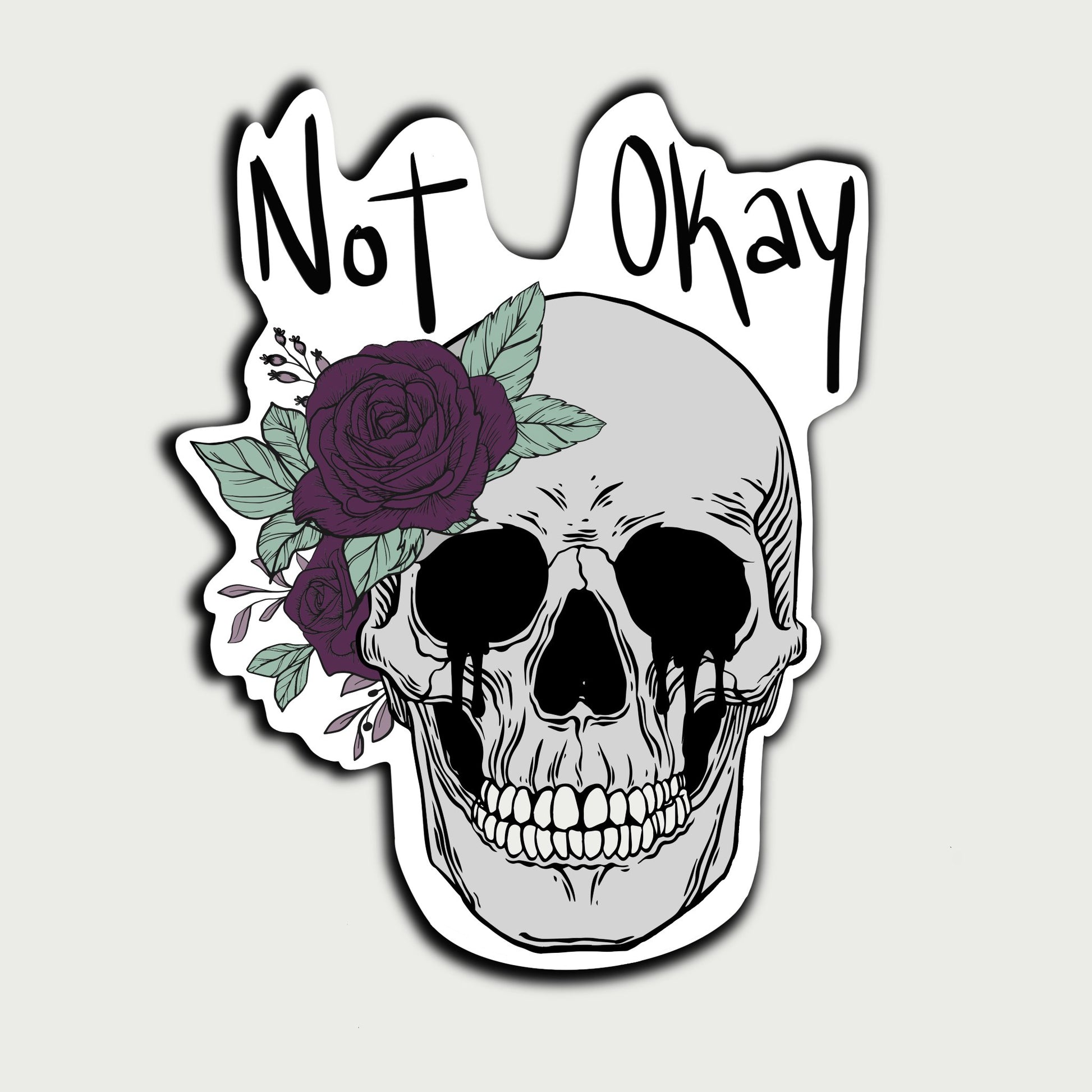 Not Okay Sticker - Alternative Waves