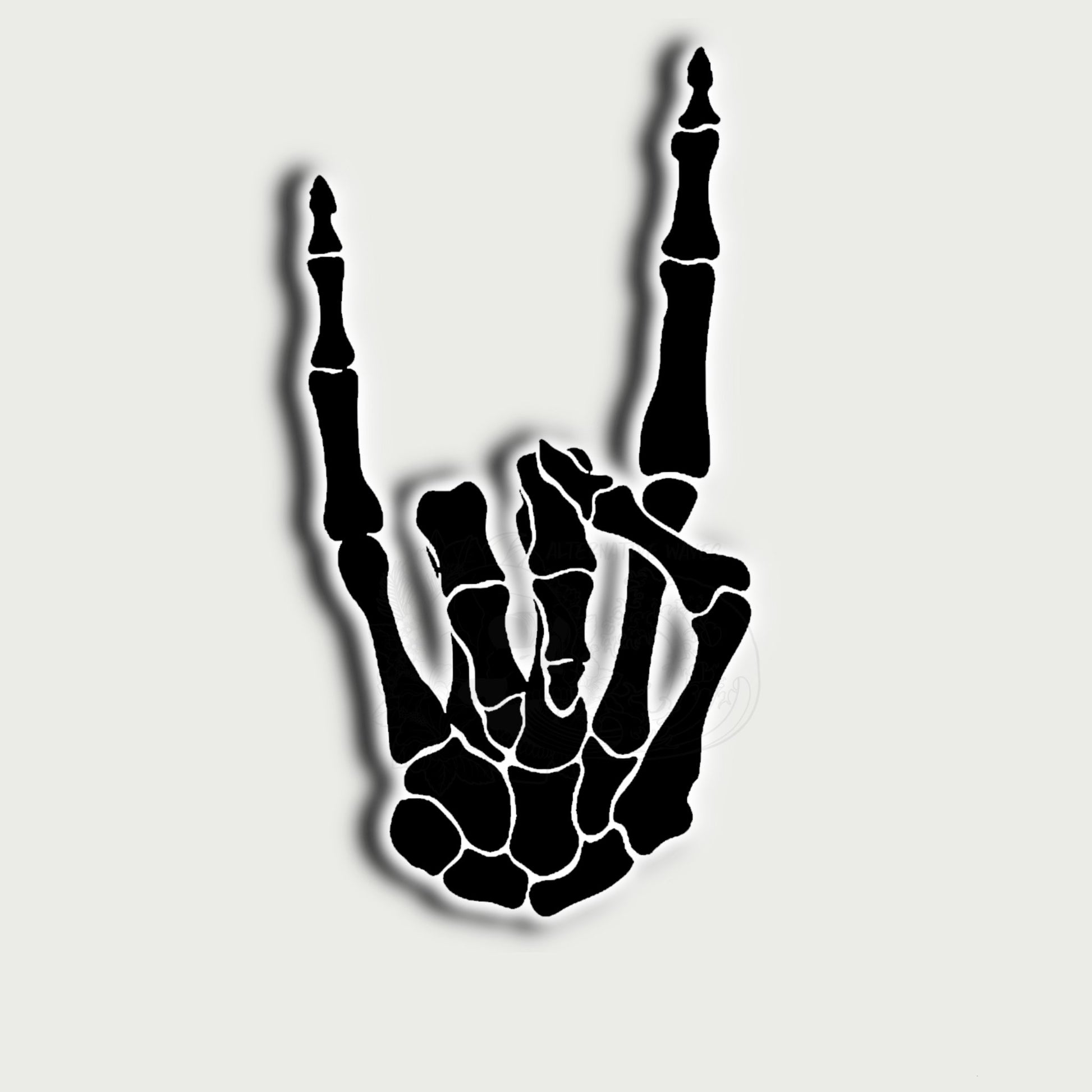 Rock On Sticker - Alternative Waves