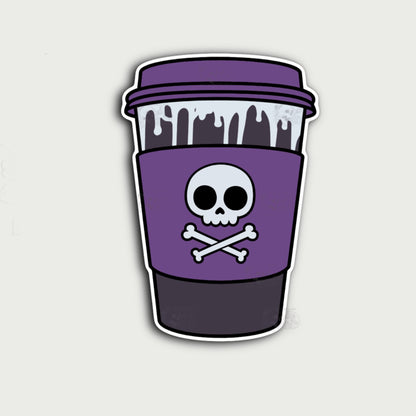 Death Coffee Sticker - Alternative Waves