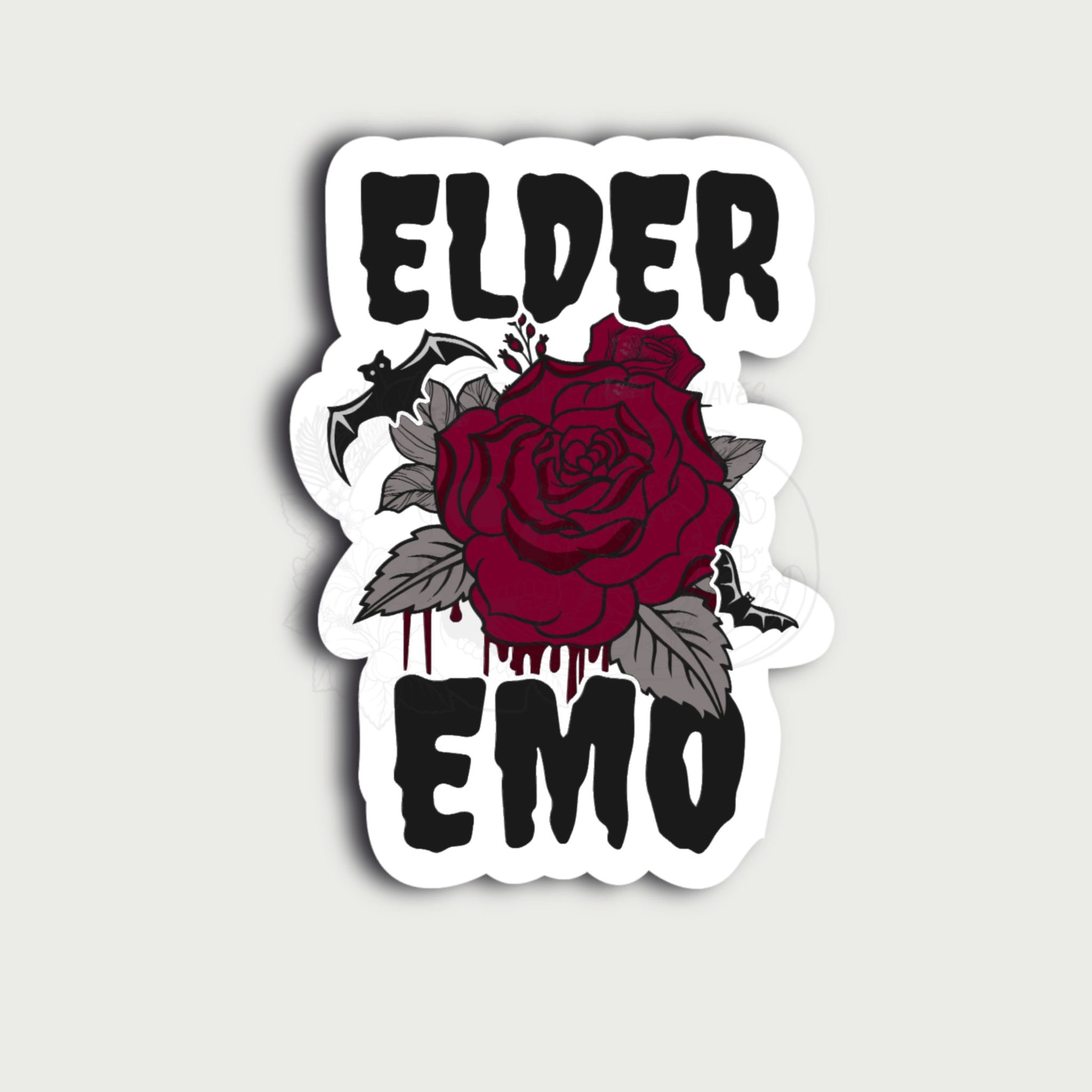 Elder Emo Sticker - Alternative Waves