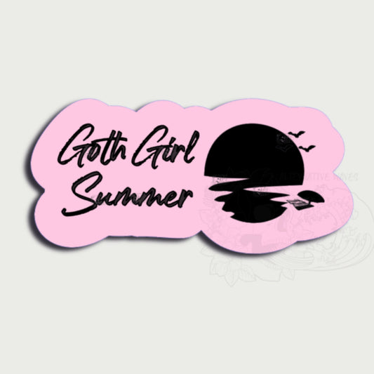 Goth Girl Summer Sticker - Alternative Waves
